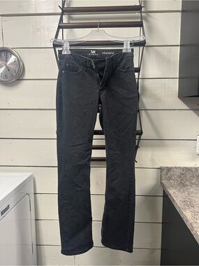 Lee Black Mid-Rise Straight-Leg Women's Jeans